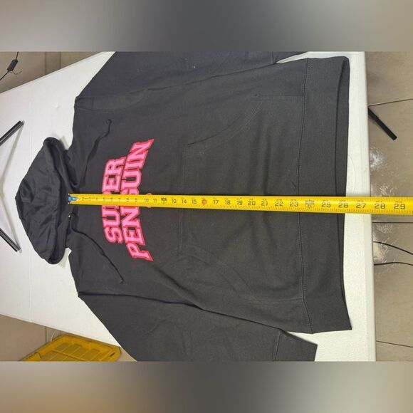 New Anti Social Social Club Super Penguin Hoodie Black ASSW420 Men's Sz S - Picture 8 of 9